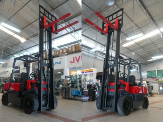 ขายรถโฟล์คลิฟท์มือสอง NISSAN รุ่น PJ02 ราคา 175,000 บาทนำเข้าจากประเทศญี่ปุ่น 100\% ไม่เคยใช้งานในประเทศไทย