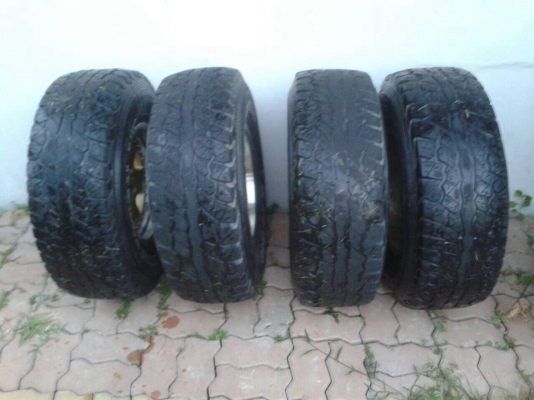 แม็กขอบ15พร้อมยางDUNLOPปี10 แม็กขอบ15พร้อมยางDUNLOPปี10