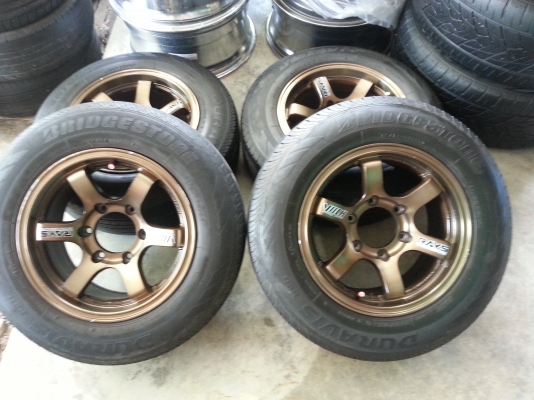 ขอบ15 te37 พร้อมยางปี13