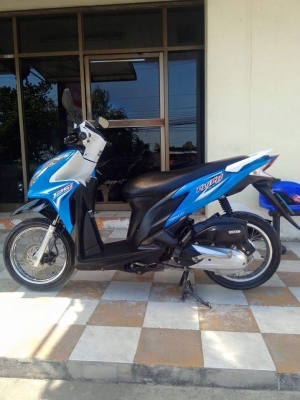 Click 125 i ปี 2556 รุ่น tune up สีน้ำเงินดำ รถสวยจริง สวยมากๆ สวยสุดคุ้ม