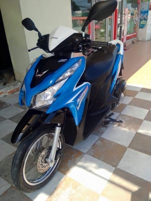 Click 125 i ปี 2556 รุ่น tune up สีน้ำเงินดำ รถสวยจริง สวยมากๆ สวยสุดคุ้ม