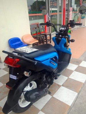 รุ่นใหม่ล่าสุด Zoomer X ปี 2557 สีน้ำเงิน ดำ สวยของจริง สภาพนางฟ้ามากๆ