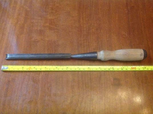 ขายสิ่วท้องปิงด้ามไม้ ขนาด 1/2" Vintage Union Hardware Company Torrington.conn U.S.A.