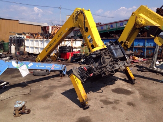 เครนติดหลังรถบรรทุกเก่านอกไม่เคยใช้ในไทย