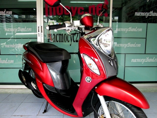 Fino i สีแดงเทา ลายพรีเมี่ยม ลายใหม่ล่าสุด รถเดือน กันยายน ปี 57 ไมล์ 3 พันโล ฟรีโอน แถม 4 รายการ 32900