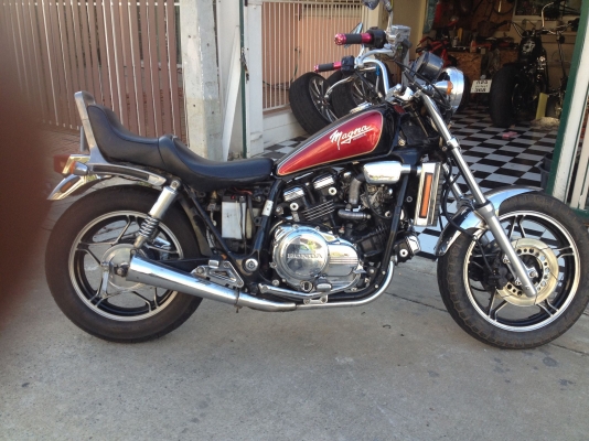 ขายhonda magna750 ทะเบียน