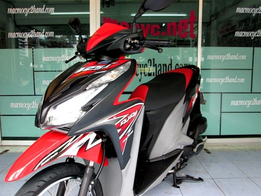 CLICK 125 i สีดำแดง combibrake รถเดือน พฤษภาคม ปี57 ไมล์ 6 พันโล แถม 3 รายการ