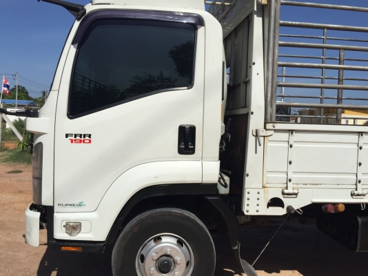 Isuzu FRR 190 ปี 55 ตัวใหม่ล่าสุด กระบะยาว 5.50 m มีคอกเหล็ก พร้อมใช้งาน