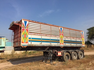 ขายลูกพ่วงดั้มเกษตร หรือหางดั๊ม 2เพลา กะบะเหล็ก