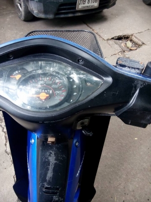 ขายลูกเดียว wave100sปี2548รถบ้านราคาประหยัด เล่มเอกสารครบ