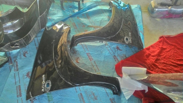 แก้มบังโคลนฟอจูนเนอร์สีดำ ของแท้ถอด