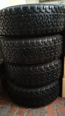 ขายยาง  BF ALL  265 x 70 R 17  พร้อมล้อ  Lenso