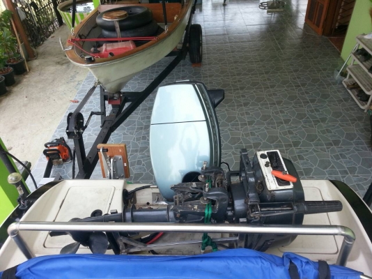 ขายเรือตกปลา พร้อมเครื่อง YAMAHA 60