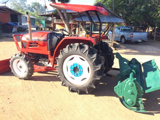 ขายรถไถยันม่าร์45แรงพร้อมใบดัน+โรตารี่+ผาน พร้อมใช้งานรถสวยตรวจเช็คแล้ว
