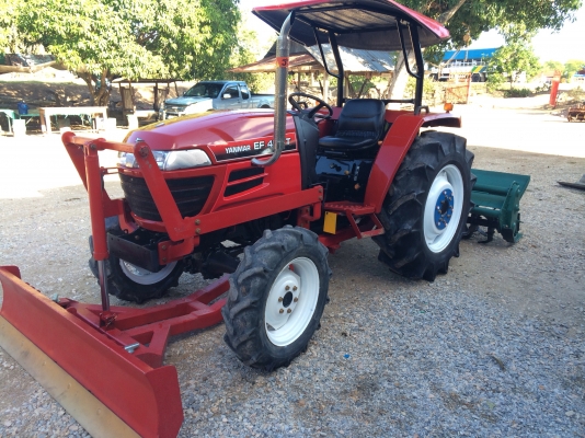 ขายรถไถยันม่าร์45แรงพร้อมใบดัน+โรตารี่+ผาน พร้อมใช้งานรถสวยตรวจเช็คแล้ว