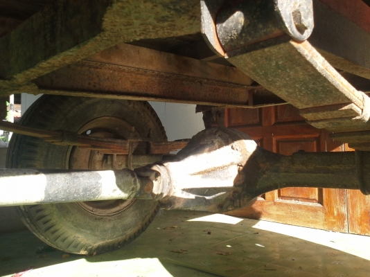 ขายโครงรถอีแต๋น ช่วงล่วง เกียร์พร้อมใช้งาน