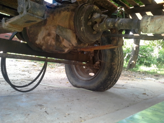 ขายโครงรถอีแต๋น ช่วงล่วง เกียร์พร้อมใช้งาน