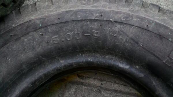 5.00 - 9  SIAMES ยางเล็ก มี 4. เส้น tel.081-427-3941