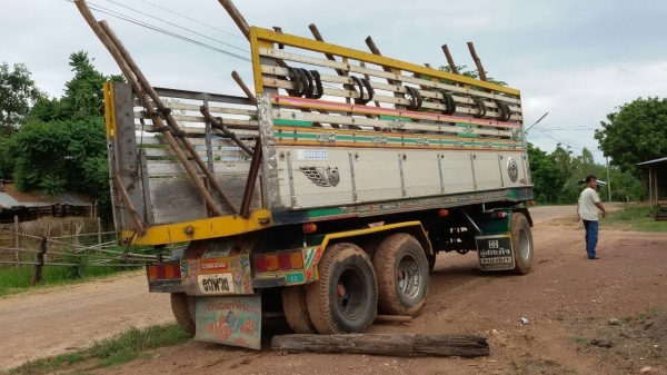 ขาย HINO MEGA 320 พ่วงแม่ลูก กระบะเนียมดั๊ม รถปี 50