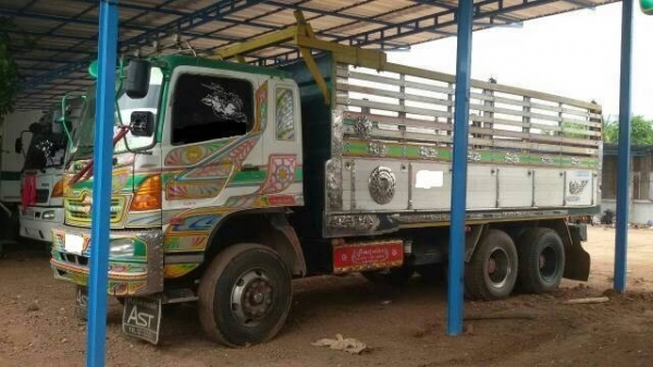 ขาย HINO MEGA 320 พ่วงแม่ลูก กระบะเนียมดั๊ม รถปี 50