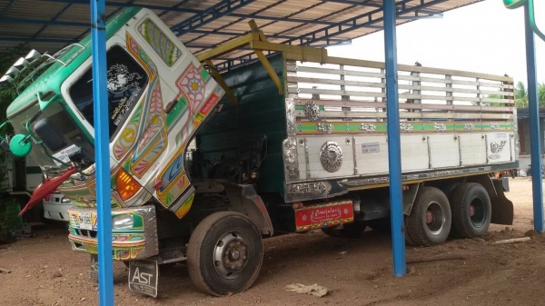 ขาย HINO MEGA 320 พ่วงแม่ลูก กระบะเนียมดั๊ม รถปี 50