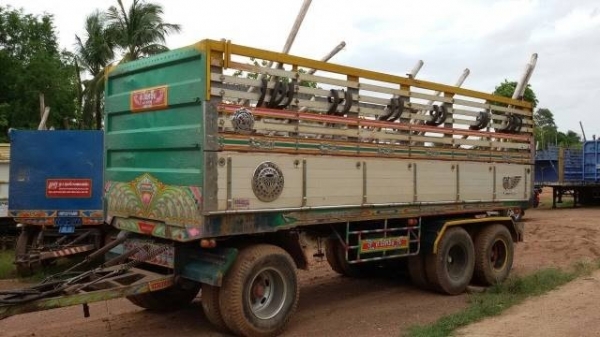 ขาย HINO MEGA 320 พ่วงแม่ลูก กระบะเนียมดั๊ม รถปี 50