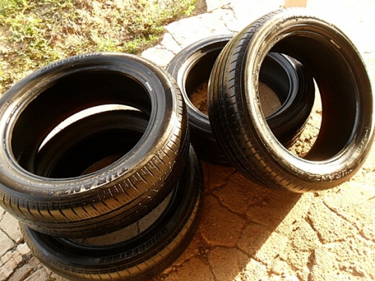 ยางซิ่งขอบ16 บริดสโตน195-50-R16ลงพื้นปลายปี13 (4เส้น3,200บ)