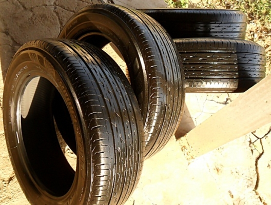 ยางขอบ15 บริดสโตน195-60-R15ลงพื้นปลายปี14เส้นละ 1,050