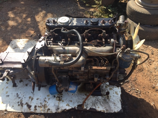 ขายเครื่อง  ISUZU 4-BC1 พร้อมเกียร์ เครื่องหลวมแต่สตาร์ทติดง่ายมาก