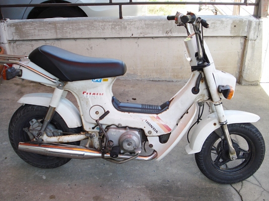 ขาย honda chaly cdi 12 v. สภาพเดิมญี่ปุ่น ท่อ sankei