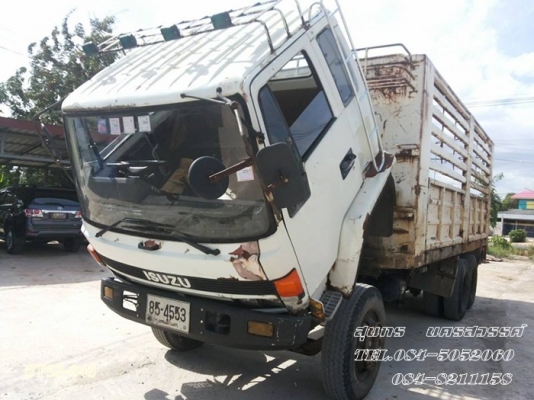 ขายด่วน รถบรรทุก 10 ล้อ ISUZU  ROCKY 175 กระบะเหล็ก เพลาเดียว รถห้างแท้ เดิมๆ พร้อมใช้ ราคาสุดคุ้ม