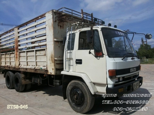 ขายด่วน รถบรรทุก 10 ล้อ ISUZU  ROCKY 175 กระบะเหล็ก เพลาเดียว รถห้างแท้ เดิมๆ พร้อมใช้ ราคาสุดคุ้ม