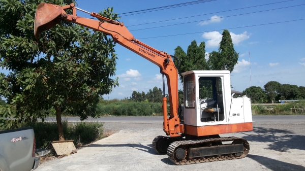 รถเเม็คโครSUMITOMO LS45 เทียบเท่าPC45รถสวยมีหัวเก๋งพร้อมใช้ยังไม่เคยใช้งานในเมืองไทยเลย รถเเม็คโครSUMITOMO LS45 เทียบเท่าPC45รถสวยมีหัวเก๋งพร้อมใช้ยังไม่เคยใช้งานในเมืองไทยเลย