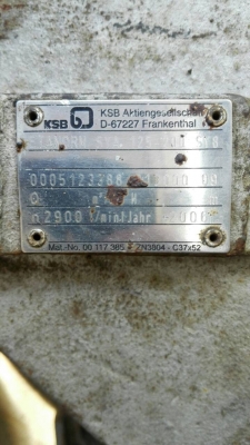 Sale>> ปั้มหอยโข่ง KSB. เข้า 6" ออก 5" มี 2 ตัวครับ สภาพสวย พร้อมใช้ครับ