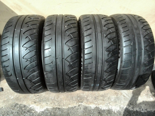 ขายยาง KUMHO KU36 205-50-15 ปี14 ดอกหนาจัด นิ่มนุ่มหนึบ ชุดละ 6,000 บาท