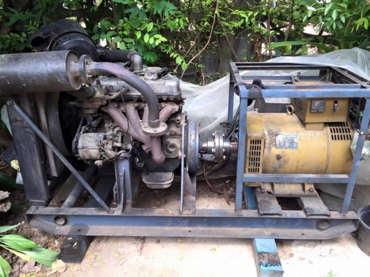 ขายเครื่องปั่นไฟ 20kw 220/380 1/3เฟสเครื่อง isuzu 74 แรง 4 สูบ สตาร์ทใช้งานได้เลย