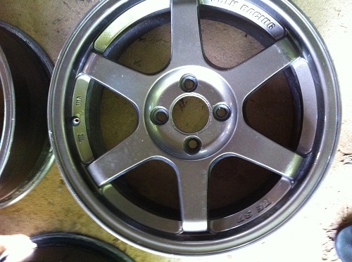 ขายล้อ te37 ขอบ 16 กว้าง7 4รู100