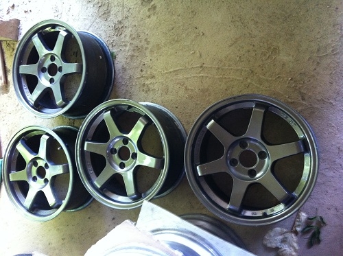 ขายล้อ te37 ขอบ 16 กว้าง7 4รู100