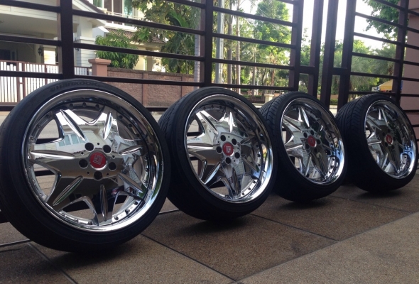 ล้อแท้ W-work Ls207 ขอบ19 5รู114 หน้า 8นิ้ว +45 หลัง 8.5 นิ้ว +39 สภาพสวย พร้อมยาง 235/35/19 ปี12 ล้อแท้ W-work Ls207 ขอบ19 5รู114 หน้า 8นิ้ว +45 หลัง 8.5 นิ้ว +39 สภาพสวย พร้อมยาง 235/35/19 ปี12