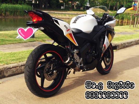 คุ้มราคาที่สุดในรุ่น cbr150l โฉมปัจจุบัน รถ6เดือน แต่งสวยสีสวย ยางสวย นางฟ้า ท่อแต่ง รถมือเดียว  59000 เท่านั้น