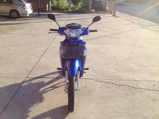 ฮอนด้า เวฟ 125i สีน้ำเงิน-ดำไฟเลี้ยวข้าง สตาร์ทมือปี 54 สภาพสวย เดิม ๆ