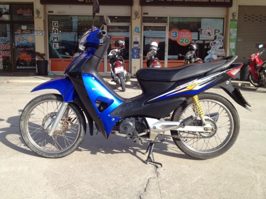 ฮอนด้า เวฟ 100 ubox สีน้ำเงิน-ดำ ปี 50 สภาพเดิม ๆ ราคา เบา ๆ