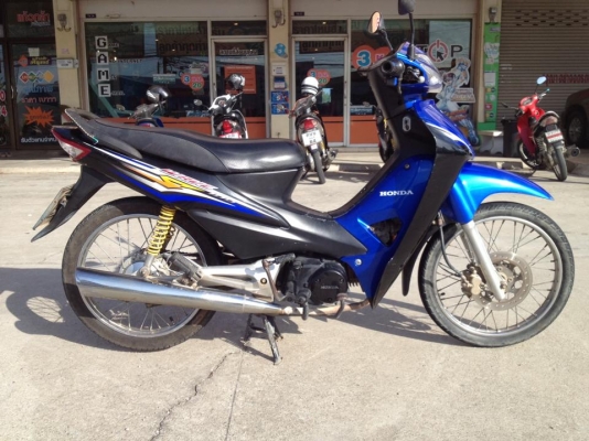 ฮอนด้า เวฟ 100 ubox สีน้ำเงิน-ดำ ปี 50 สภาพเดิม ๆ ราคา เบา ๆ