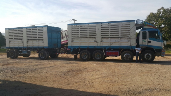 ขายรถพ่วง 20 ล้อ แม่-ลูก กระบะเหล็กคอกเกษตรไม่ดั้ม อู่.ซีทีทรัค ISUZU  270 ปี.25.ส.ค.46 รถสวย ราคา.1650000 ต่อรอง