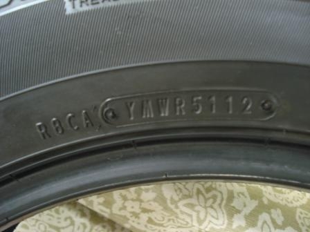 ยาง 185-60-15 ปี 12  1 ชุดดอกหนาๆ