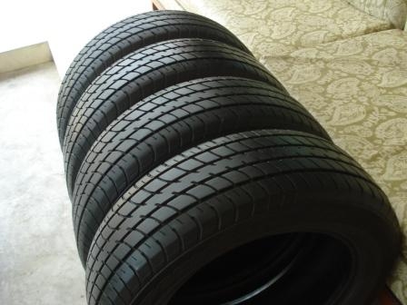 ยาง 185-60-15 ปี 12  1 ชุดดอกหนาๆ