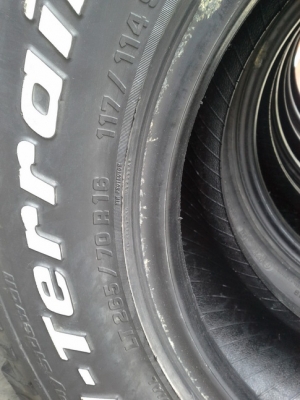 BF All USA. 265/70/16 ปี10 สวยๆ 1ชุด