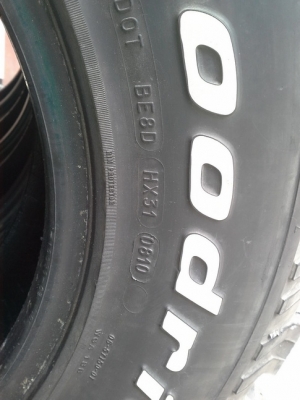 BF All USA. 265/70/16 ปี10 สวยๆ 1ชุด