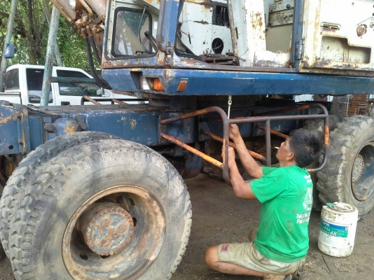 ขายรถแบคโฮ KOMATSU PW150-3 2 เพลา ราคา 650000