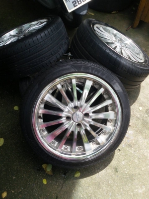 ล้อขอบ 17 4รู 100 พร้อมยาง ชุดล่ะ 6,500